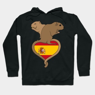 Gerbil Spain (light) Hoodie